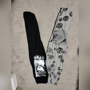 Uzumaki Black and Gray Women's Track Pants Size S